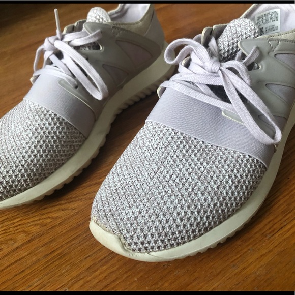 Women’s Adidas Tubular Ice Purple Sneakers - Picture 2 of 4